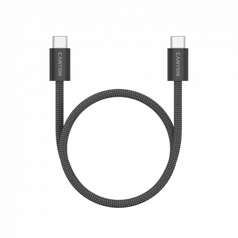 CANYON cable OnWire 60MG C-C 60W Magnet Braided 1m Black