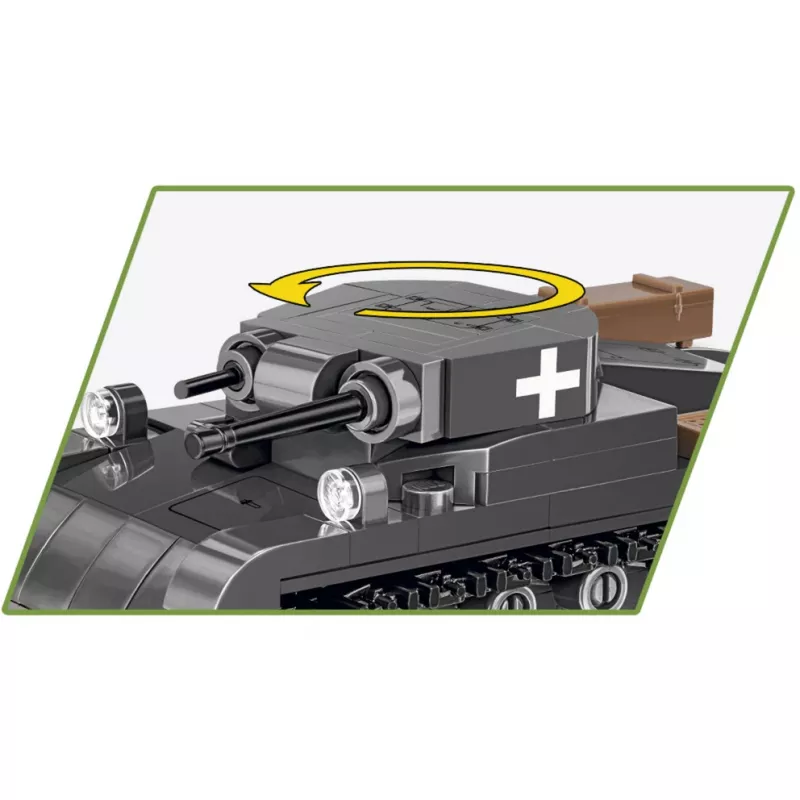 Building set Cobi Panzer II Ausf. A — 250 pieces, black