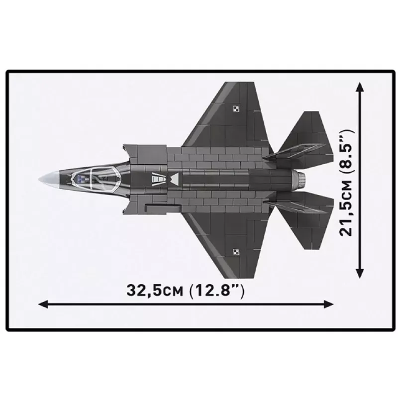 Construction Set Cobi F-35A Lightning II — 605 Pieces, Scale Model