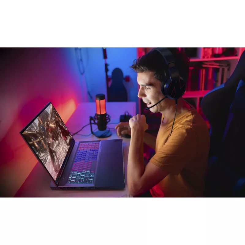 Laptop Acer Nitro 18 AI AN18-61-R698, AMD Ryzen AI 7 PRO 350 3.5 GHz, 18 inch WQXGA 2560×1600, 16 GB DDR5, 1 TB SSD, NVIDIA GeForce RTX 5060, Windows 11 Home, Black