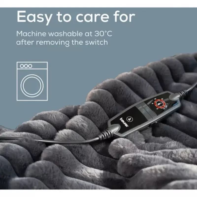Heating pad Beurer HD 82 Stockholm 100 W with adjustable heat settings and textile cover
