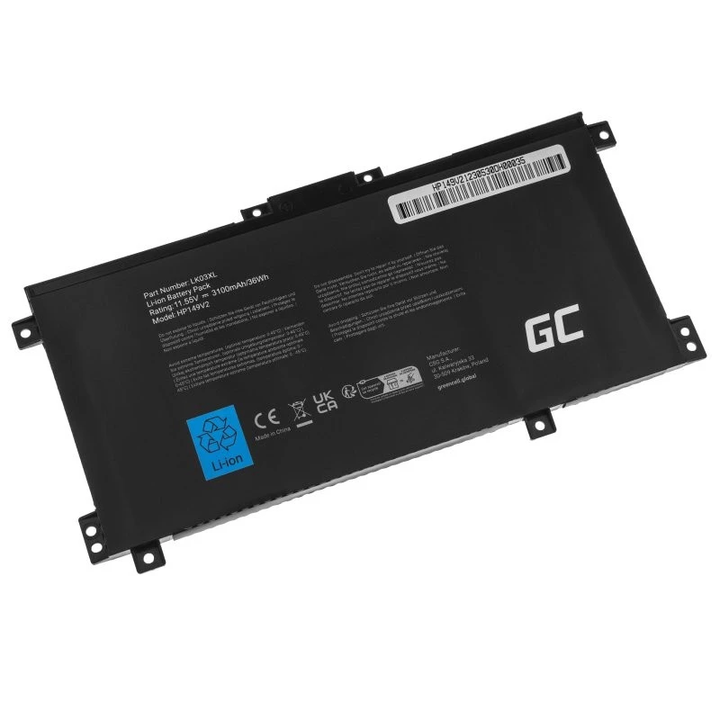 Battery Green Cell HP149V2 for HP Envy x360 15-BP 17-AE