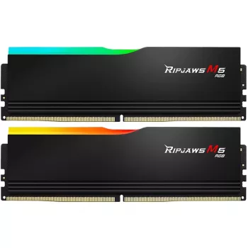 DIMM 64 GB DDR5-5200 (2x 32 GB) Dual-Kit, Arbeitsspeicher schwarz, F5-5200J4040A32GX2-RM5RK, Ripjaws M5 RGB