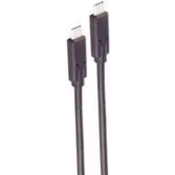 shiverpeaks ®-BASIC-S--USB-C Connection Cable, USB Cable Type-C Plug to Type C Plug, 4.0 Gen 3x2, 240W, 0,5m (BS13-63015)