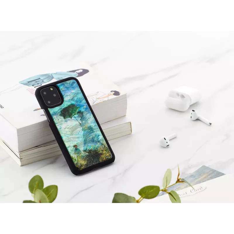 Protective smartphone case iKins for iPhone 11 Pro, black, slim fit