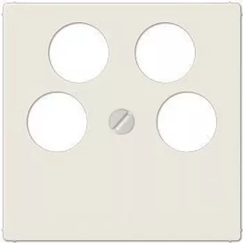 JUNG A561-4SAT2 Wall Plate/Switch Cover White (A561-4SAT2)