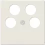JUNG A561-4SAT2 Wall Plate/Switch Cover White (A561-4SAT2)