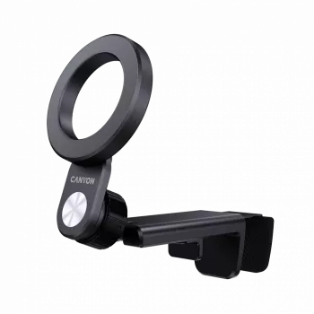 CANYON Magnetic travel holder OnGrip 11 — magnetic clip mount, Black, compact travel phone mount
