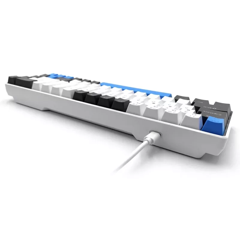 Mechanical keyboard MEDIA-TECH MT1259 Red Core MX60, 60% form factor, CHERRY MX Red switches, RGB backlit, USB, high-profile keys