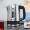 Electric kettle Gastroback 1 L 1000 W Black Stainless steel