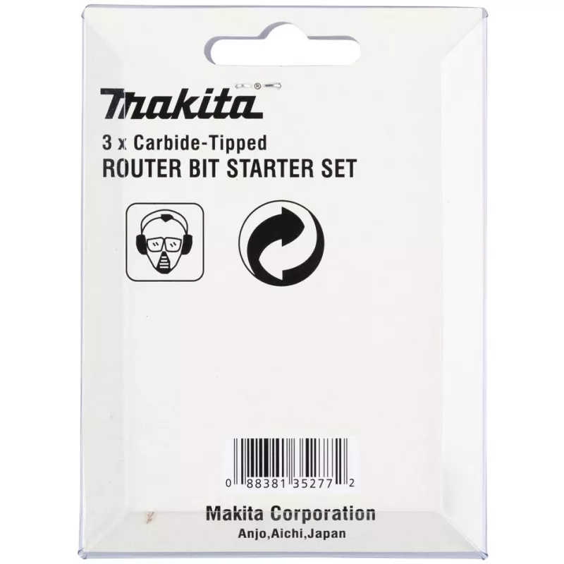 Makita Fräs-Bitsatz - 3 Stücke - für Makita DRT50Z