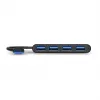 USB Hub Port Designs 900121 USB 3.2 Gen 1 Type-A 5000 Mbit/s Black