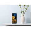 Protective case iKins for Samsung Galaxy S20 — black Cafe Terrace design