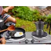 Beper 90.825 Stainless Steel Cooking Surface, 2 Zones, Manual Control