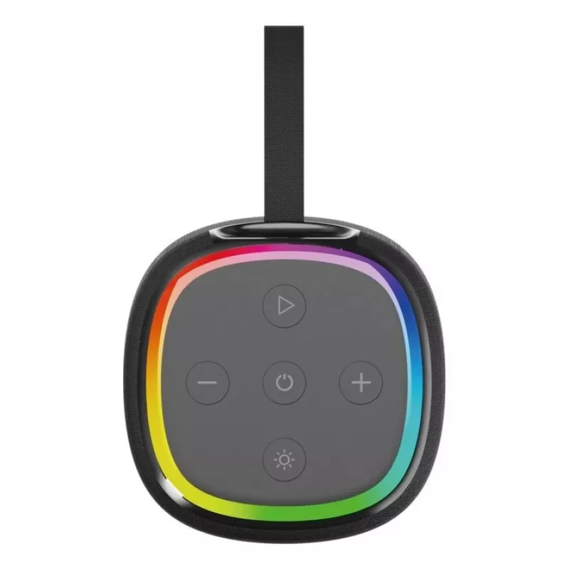 Gembird GMB Audio SPK-BT-LED-08L portable/party speaker Stereo portable speaker Black 10 W