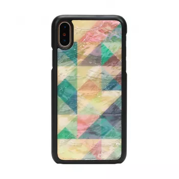 Smartphone case iKins for iPhone XS / iPhone XS Mosaic Black