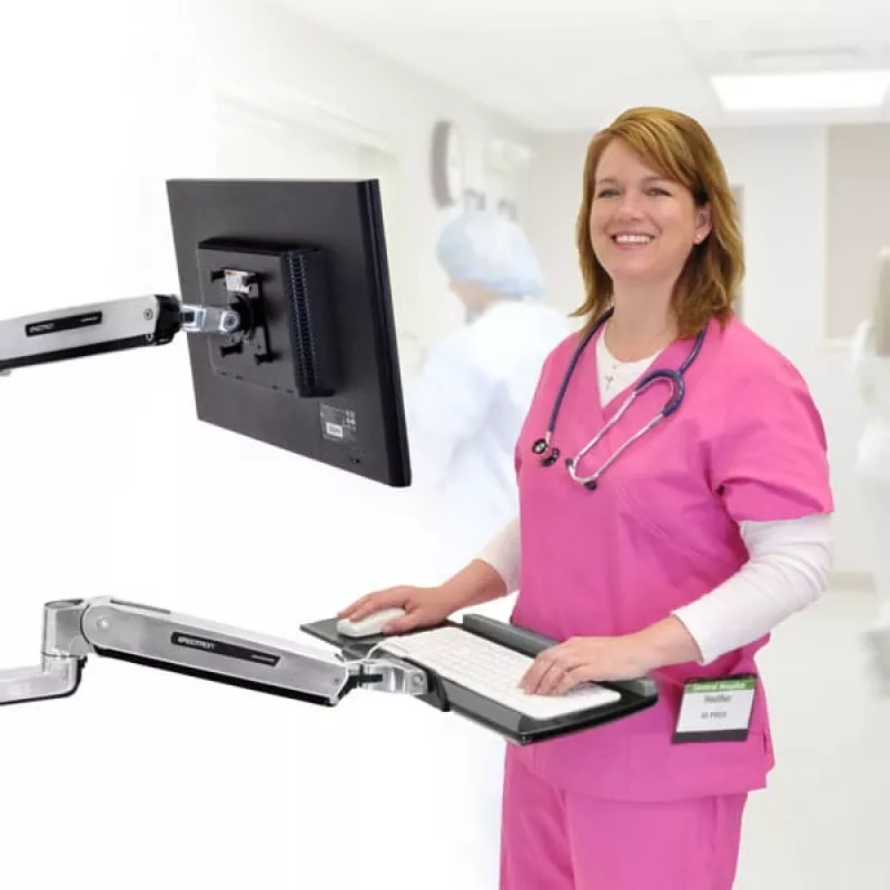 Wall Mount Keyboard Arm Ergotron LX Sit-Stand
