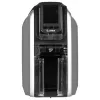 Plastic card printer Zebra ZC300 — Dye-sublimation/Thermal transfer, 300x300 DPI, LCD, 100-sheet input, Ethernet, Silver/Black