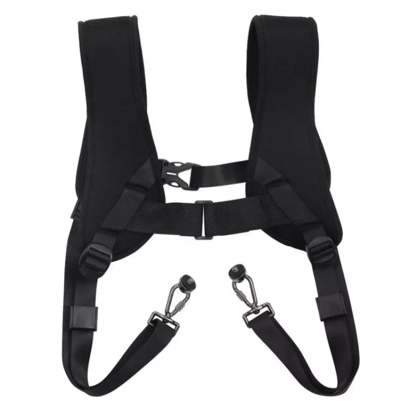 Double shoulder harness Puluz PU6002 adjustable straps for cameras, wearable chest and back mount