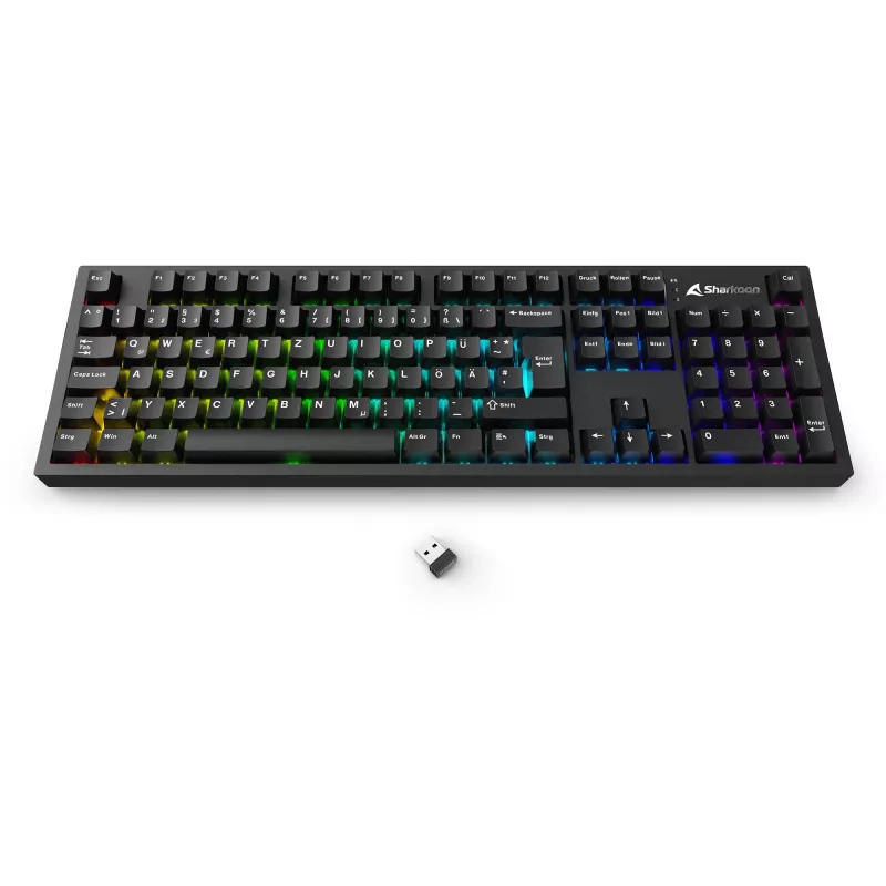 Mechanical keyboard Sharkoon OfficePal KB70W — linear silent switches, wireless