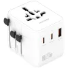 Travel adapter 20W GaN Nomad 2xUSB-C + 1xA