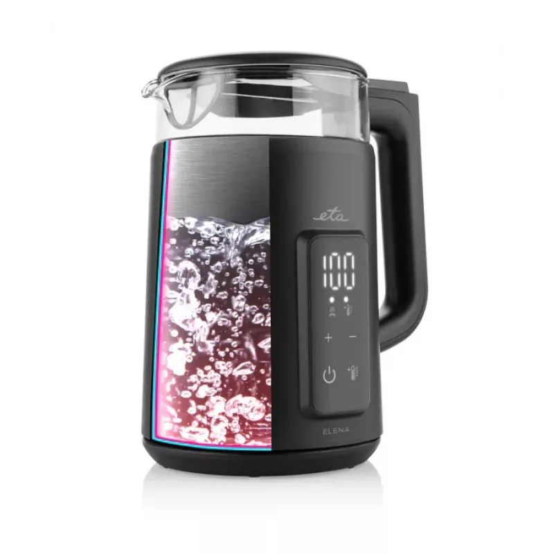 Electric kettle ETA ETA959590000 1.7 L 2200 W, black/glass