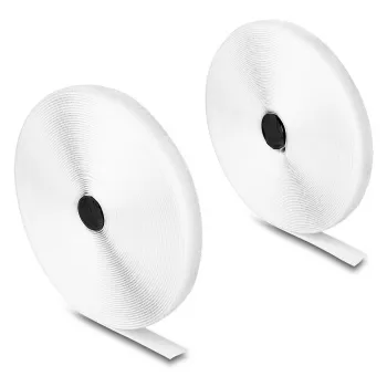 DeLOCK Heavy-duty Hook-and-Loop tape L 15 m x W 20 mm white