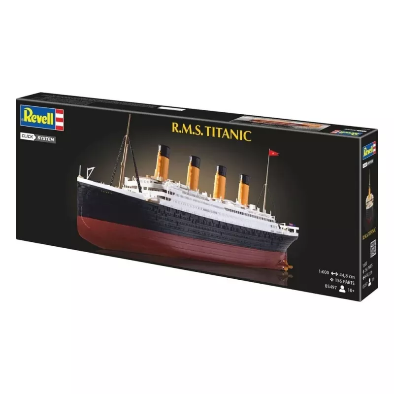 Plastic model ship RMS Titanic EC Multicolor 1:600