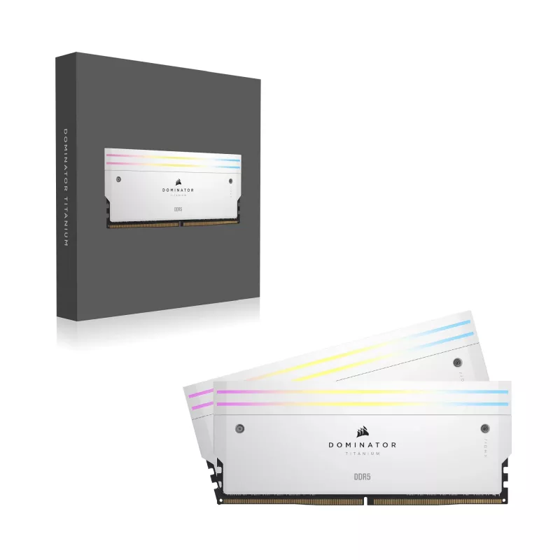 Dominator Titanium CMP64GX5M2B6400C32W, 64 GB, 2 x 32 GB, DDR5, 6400 MHz, 288-pin DIMM