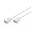 Assmann Zero-Modem connection cable. D-Sub9 F/F. 3.0m. snap-hoods. be (AK-610100-030-E)