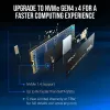 SSD PNY CS2241 M.2 NVMe PCIe 4.0 1TB — Read 5100 MB/s, Write 3200 MB/s