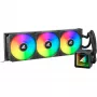 All-in-One Liquid CPU Cooler Sharkoon S100 ARGB – 360 mm Radiator, Black