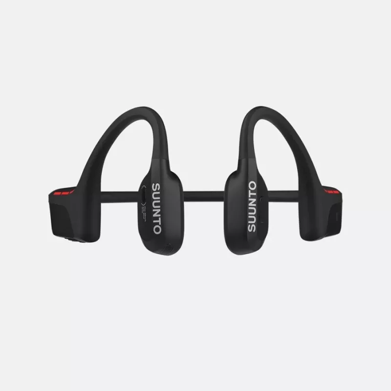 Bone conduction headphones Suunto Wing 2 — wireless open-ear design, Black
