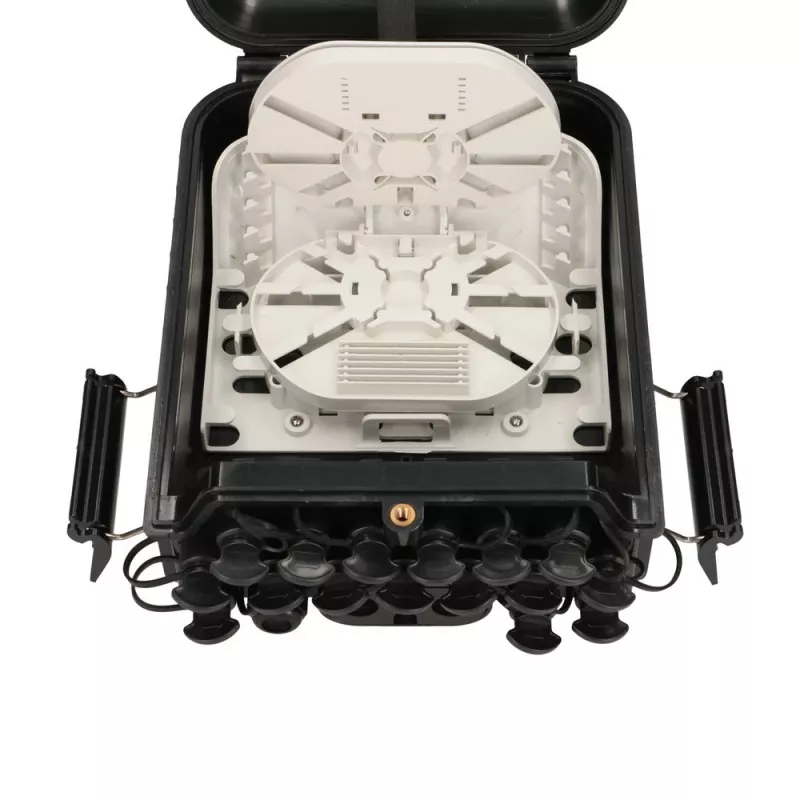 Extralink Fiber optic terminal box Jennifer 16 core black with connector