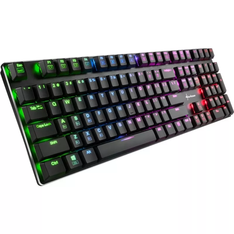 PureWriter RGB, Gaming Keyboard black, FR-Layout, Kailh Choc Low Profile Blue