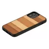Protective smartphone case man and wood for iPhone 12 mini — black