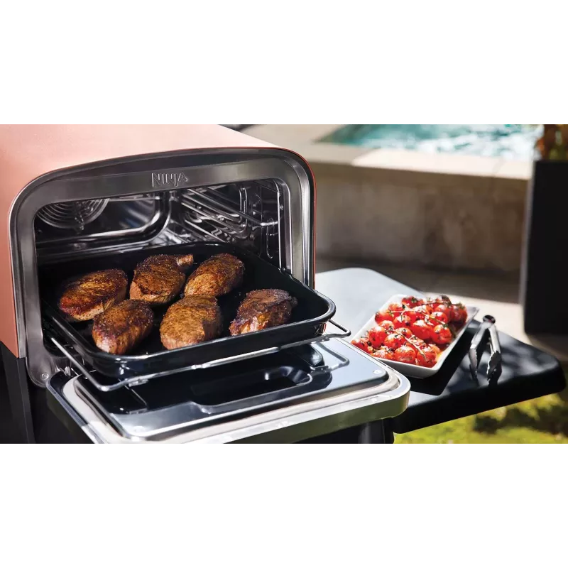 Ninja Woodfire OO101EU Electric Outdoor Oven, Pizza Oven and Smoker, 2400 W