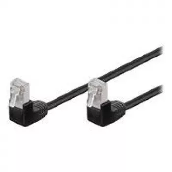 Networking Cable Goobay 96077 Black 0.5m Cat5e F/UTP