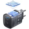 Charger T66 45W GaN CC290 USB-A + USB-C