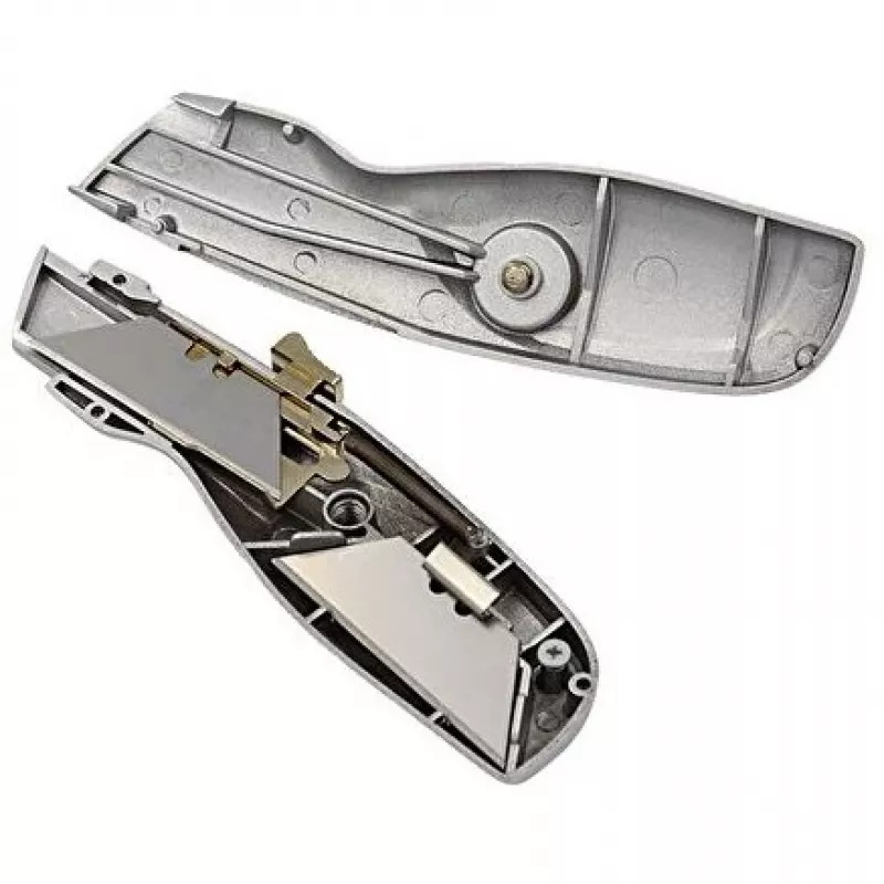 Utility knife WEDO 78 808 fixed blade, aluminum body, blade width 44 mm