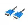 VGA (D-Sub) cable LANBERG CA-VGAC-10CU-0050-BK — 5 m, male-to-male, ferrite, PVC jacket