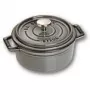 Staub 40509-474 round cocotte 12 cm graphite grey cast iron