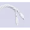 CB-SCL2 White Silicone Cable Lightning-USB C USB Power Delivery USB-pd