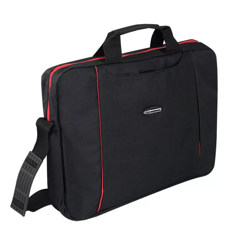 Esperanza SALERNO 39.6 cm (15.6) Toploader bag Black, Red