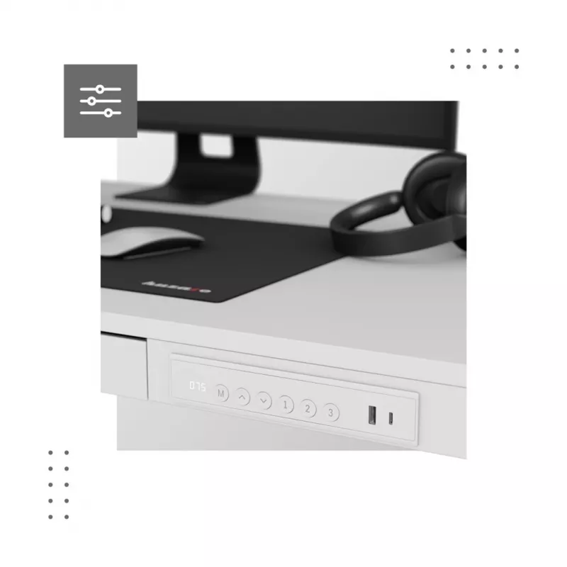Electric desk MA-Leader 8.2 White