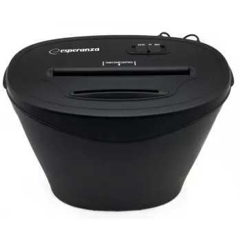 Esperanza EN103 paper shredder 22 cm Black