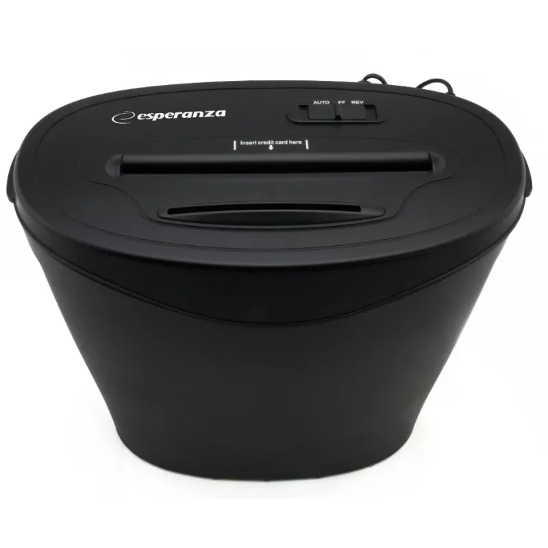 Esperanza EN103 paper shredder 22 cm Black