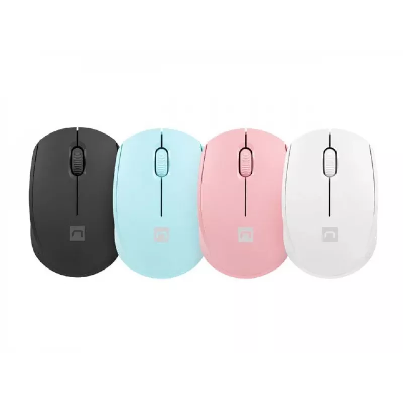 NATEC Wireless mouse Stork 1600DPI optical white