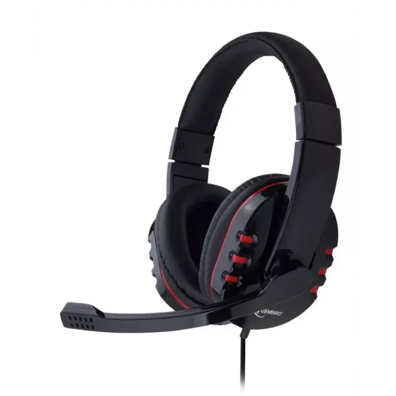 Gembird GHS-402 headphones/headset Wired headband Gaming Black