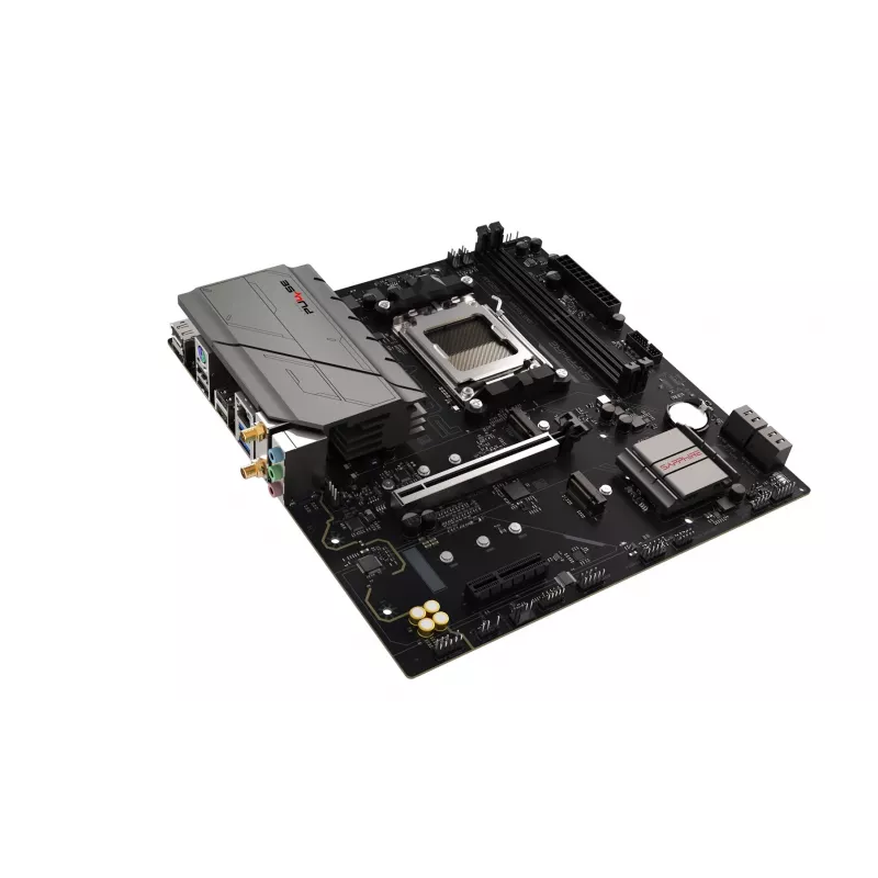 Motherboard Sapphire PULSE A620AM (microATX) Socket AM5, AMD A620A, DDR5, 2x DIMM, 64 GB, 2x M.2, Gigabit LAN